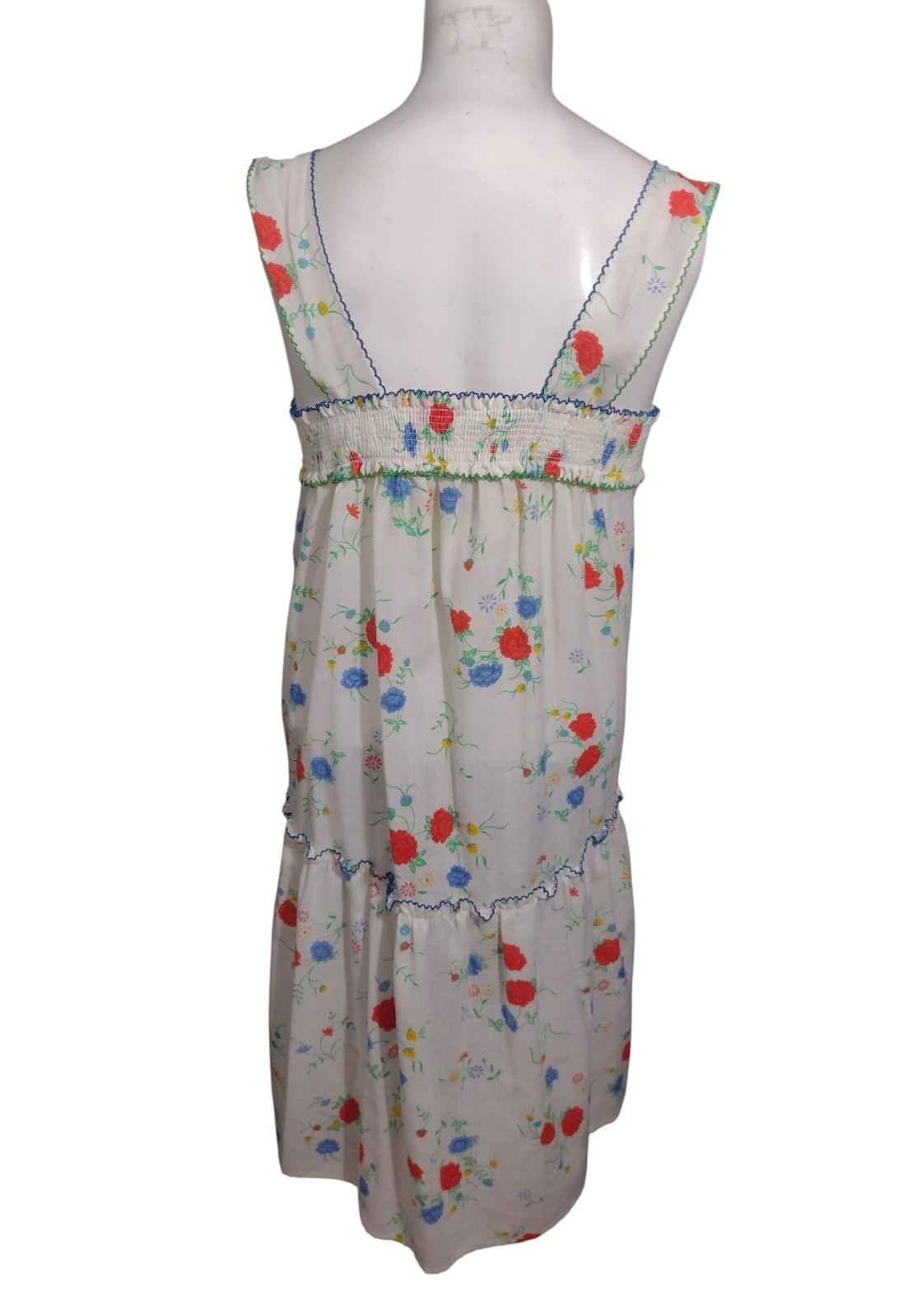 Vtg Gilligan O&rsquo;Malley Floral Smocked Nightgown Robe Set Size S Cottage Prairie