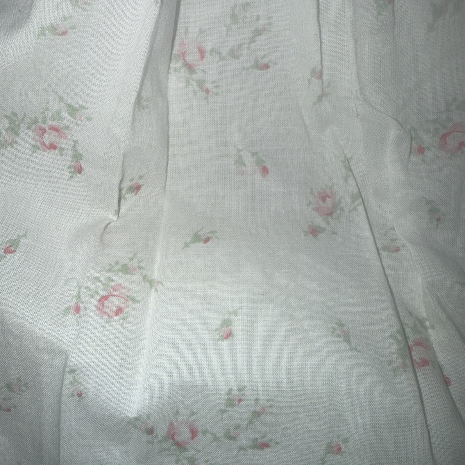 Lot 2- Vintage 100% Cotton Long Robe Dress Nighty Laura Adams New Cottagecore M