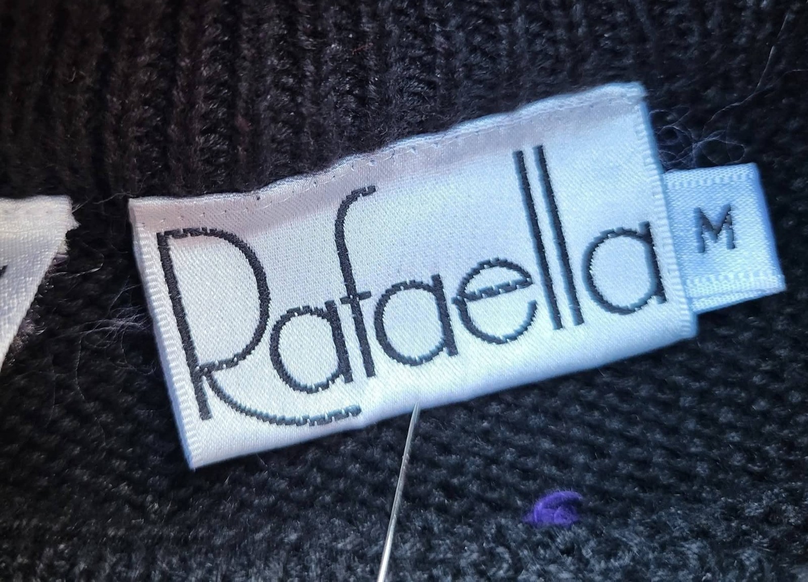1980s Deadstock Rafaella Argyle Harlequin Style Knit Pullover Sweater