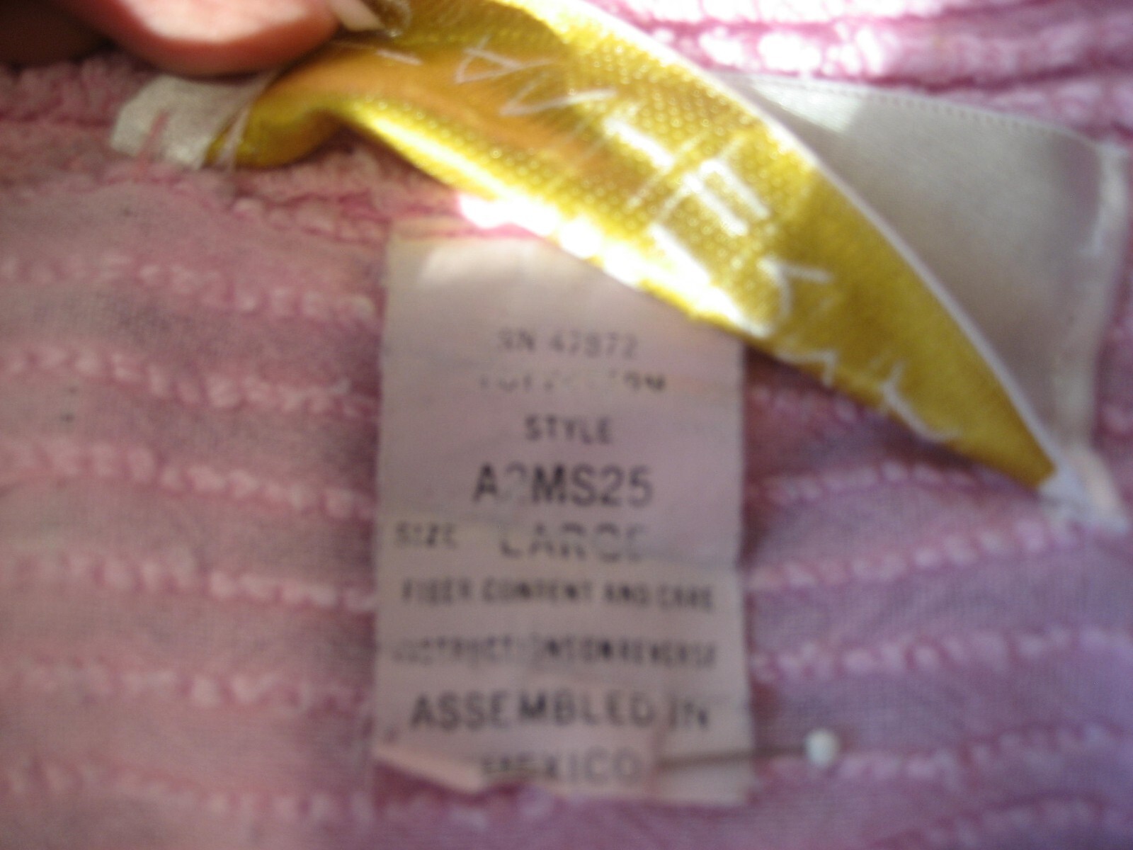 Vintage Stan Herman Chenille Robe L Full Length 3/4 Zip Dark Pink Pockets Collar