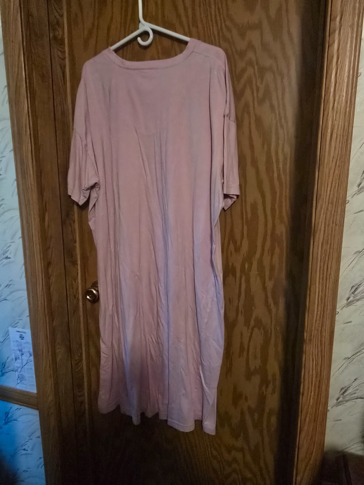 Vintage Stan Herman plus one size fits all pink nightgown