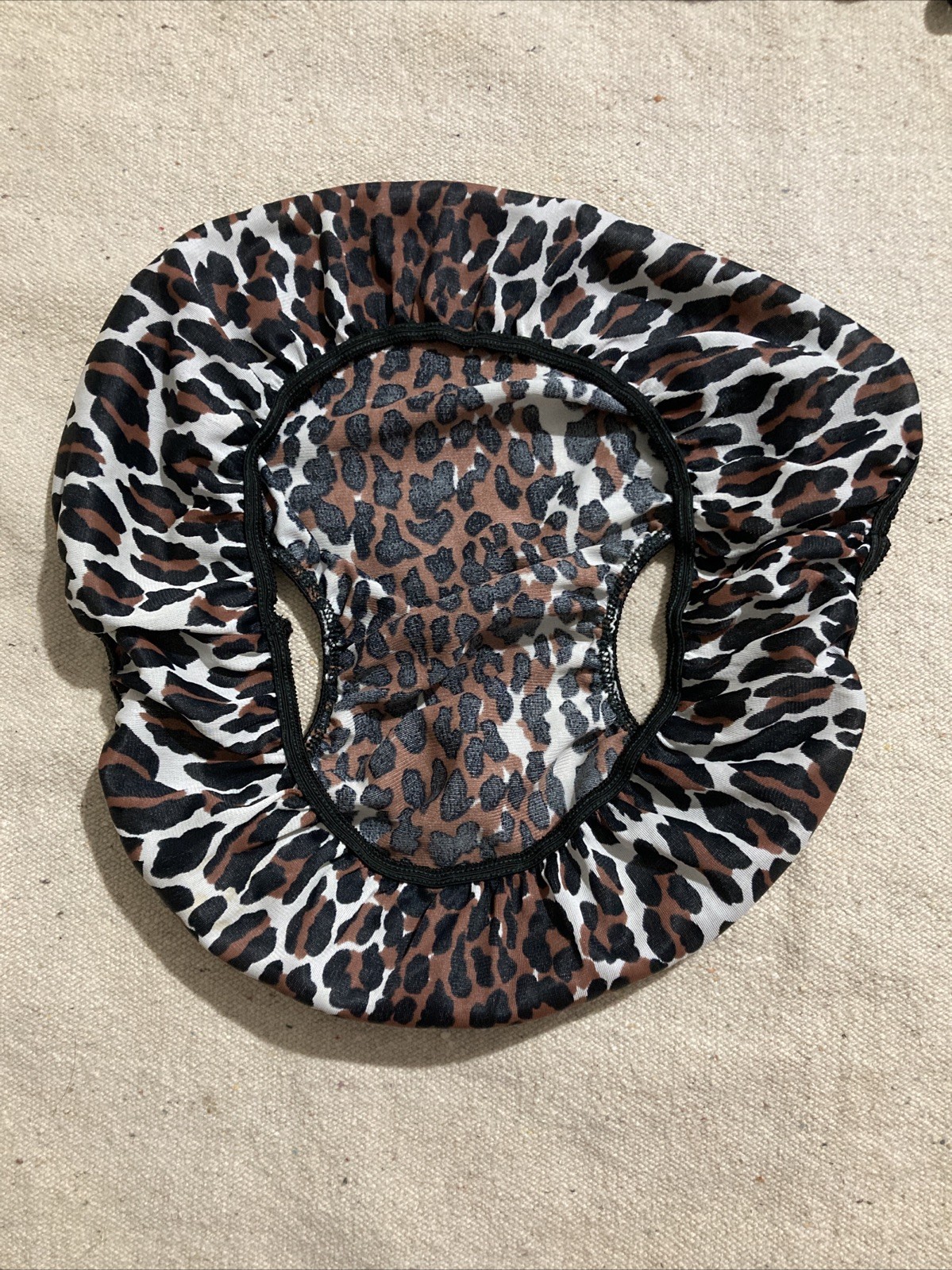 Vintage 60s Antron 111 Nylon Leopard Print Bikini Sheer Silky Panties Sissy M