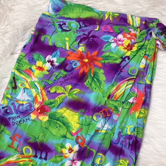 Jams World vintage wrap skirt S small