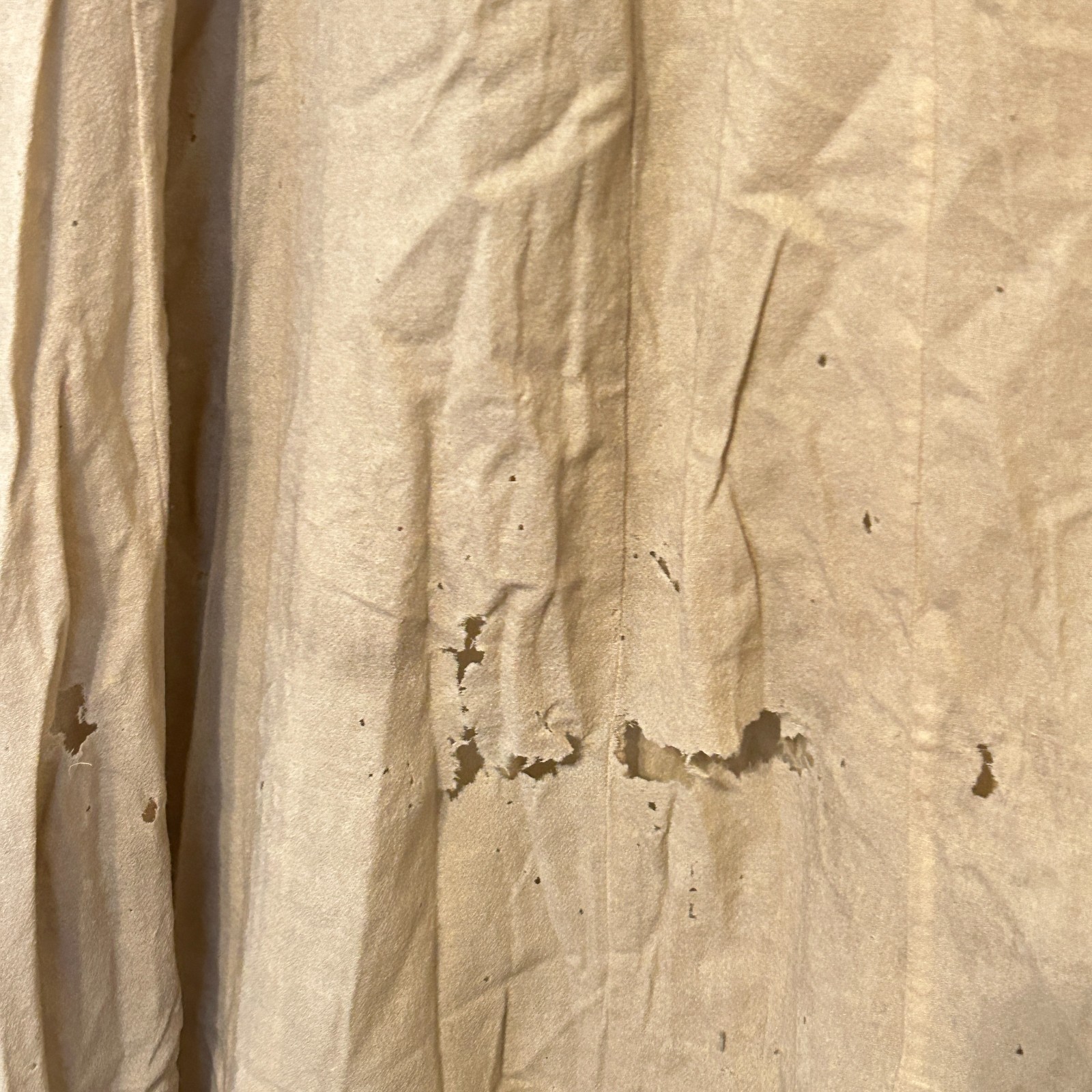AS IS Study Antique 1890’s Victorian Gown Wool Lace Dress