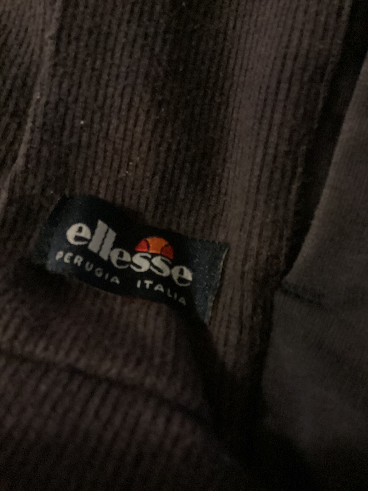 Ellesse Petite/Small Vintage Blue & White Zip Jacket Hoodie