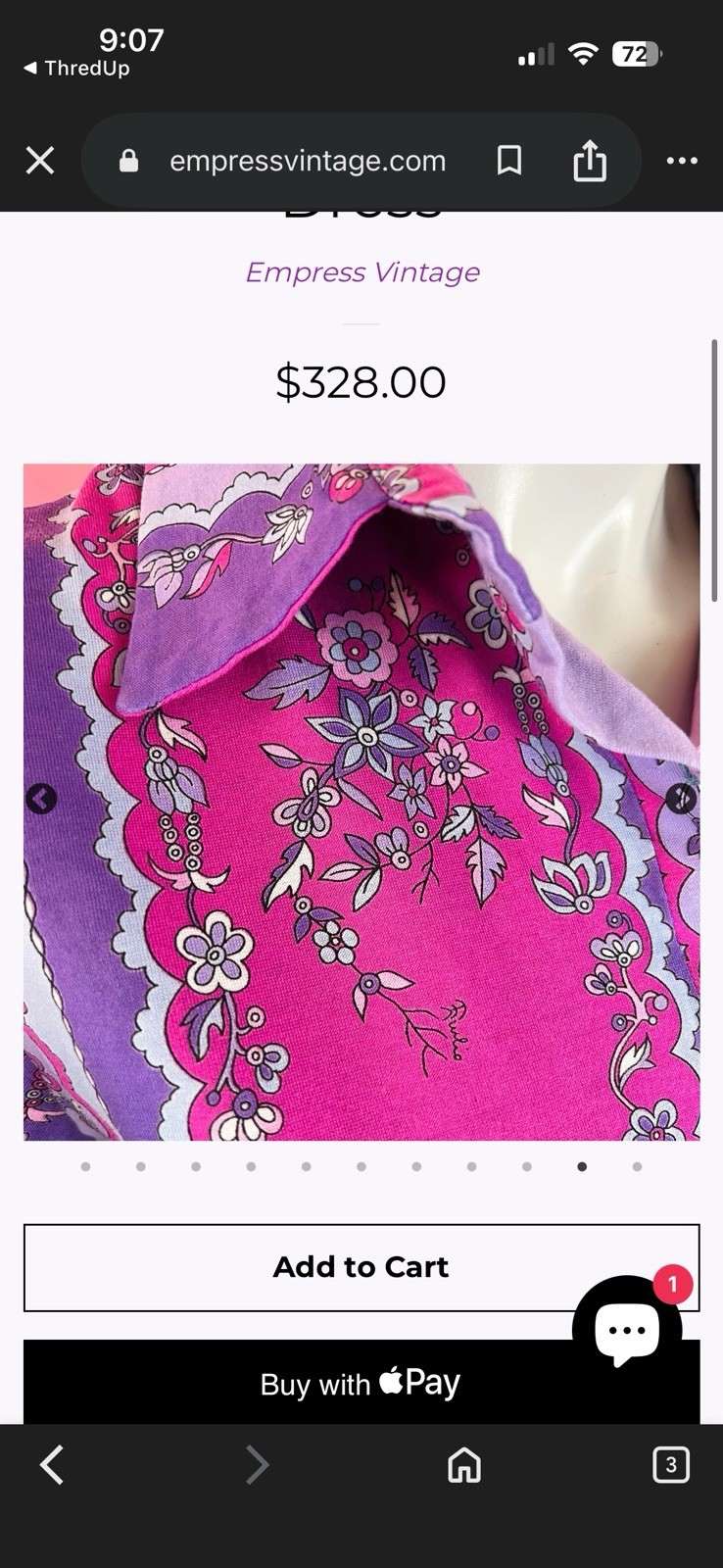Emilio Pucci 1980s Or 90s Rare Floral Print! Size L Vintage
