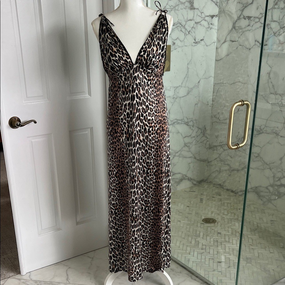 Gorgeous Vintage Vanity Fair Leopard Print Dress/dressing gown