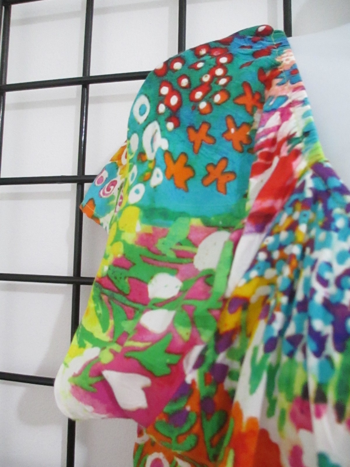 « VINTAGE » JAMS WORLD 🌸 LARGE== FLORAL / SPRING FLOWERS PATTERN DRESS