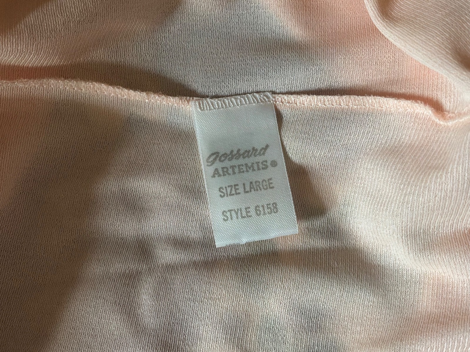 Vtg Gossard Artemis Pajama Top Large