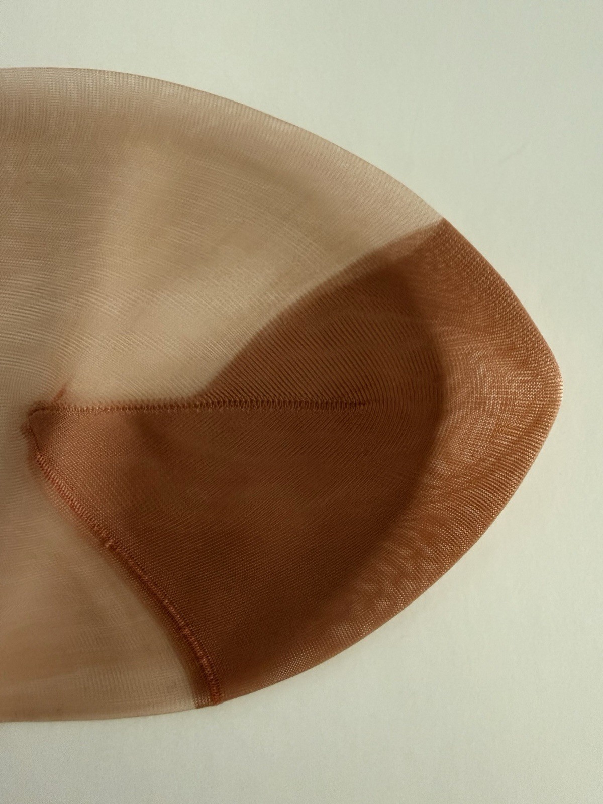 Vintage Seamless Stocking Flat Knit Stockings Bare Heel 32 1/2 Inches