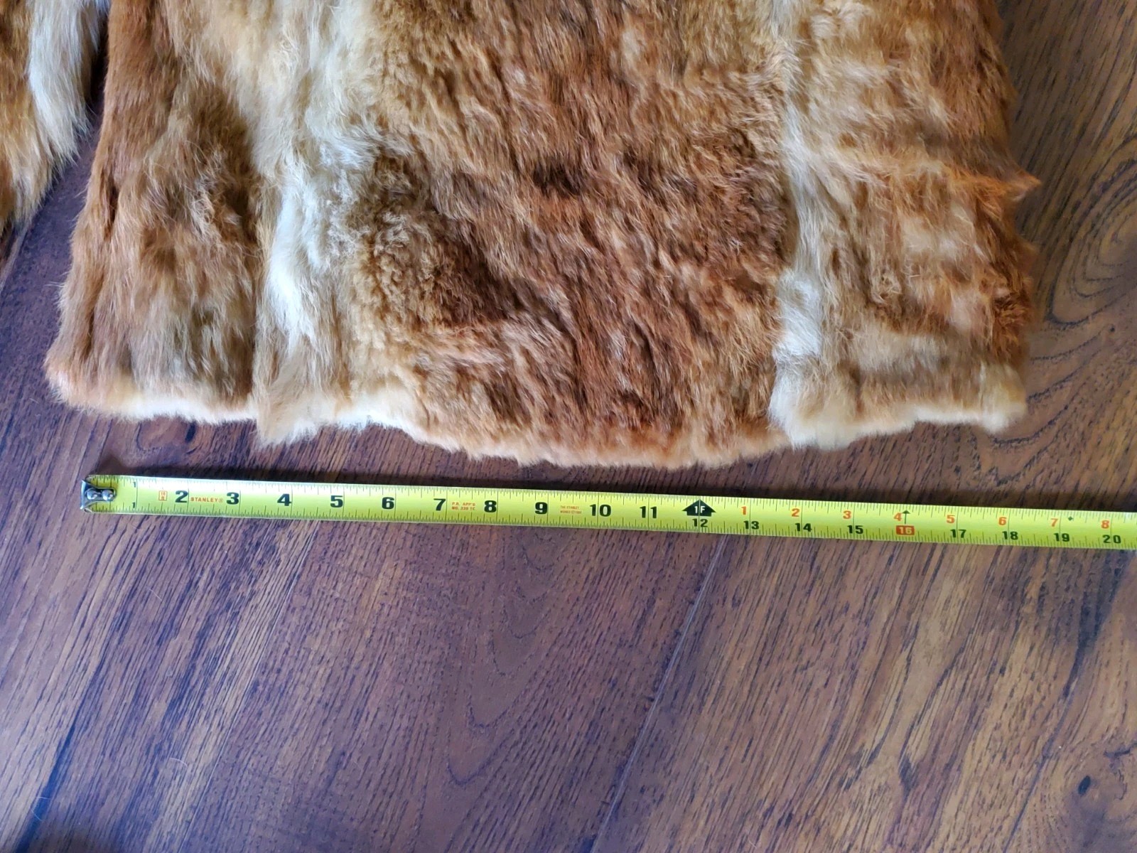 Vintage Red Fox Fur Coat W/ Pockets Zip Up Hooded