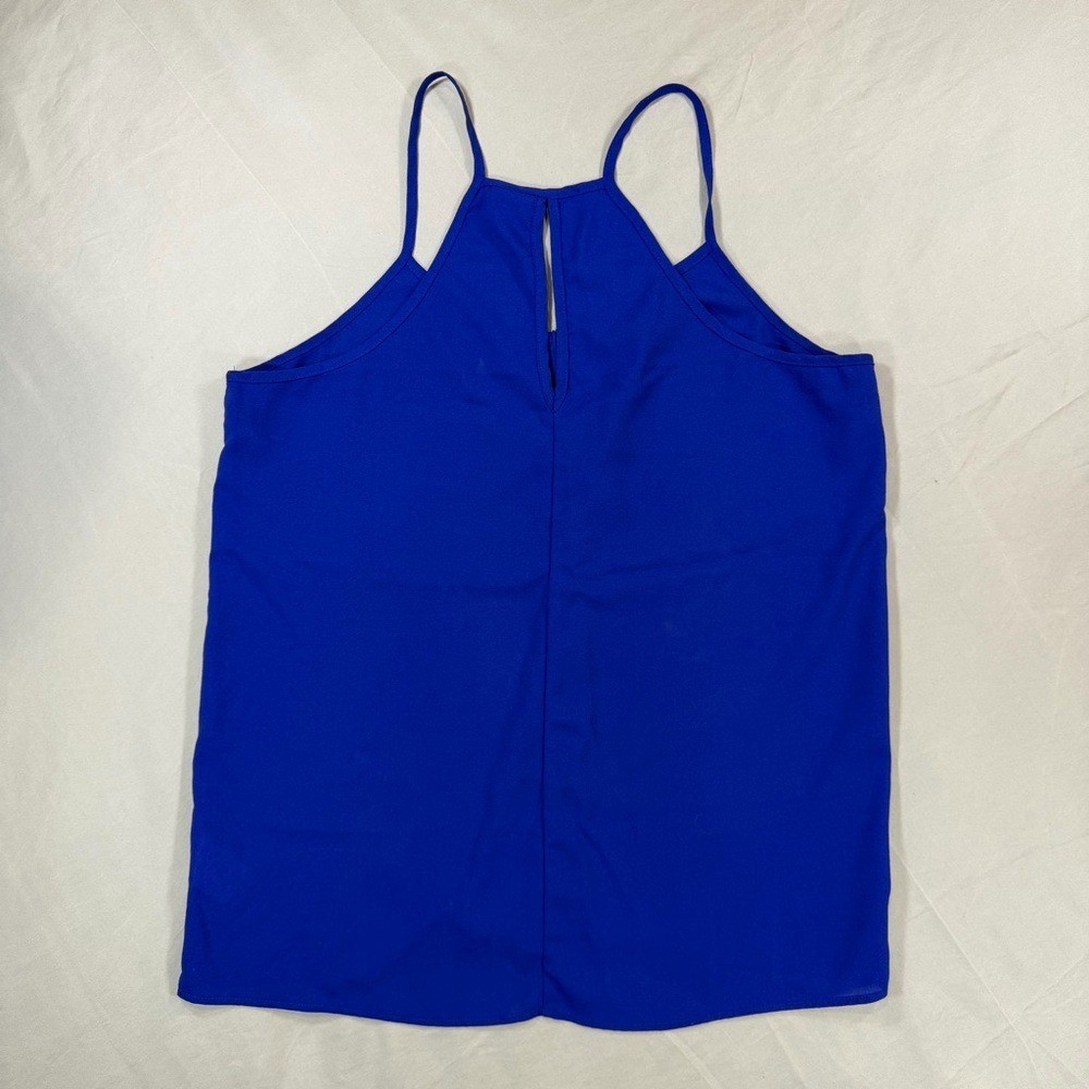 Chic and Sophisticated Paper Crane Royal Blue Camisole Top Sz Medium