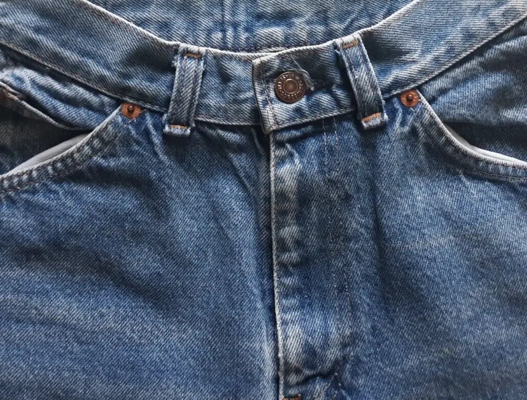 Vintage Levi’s Black Label Silver Metal California Straights Women&rsquo;s Jeans RARE