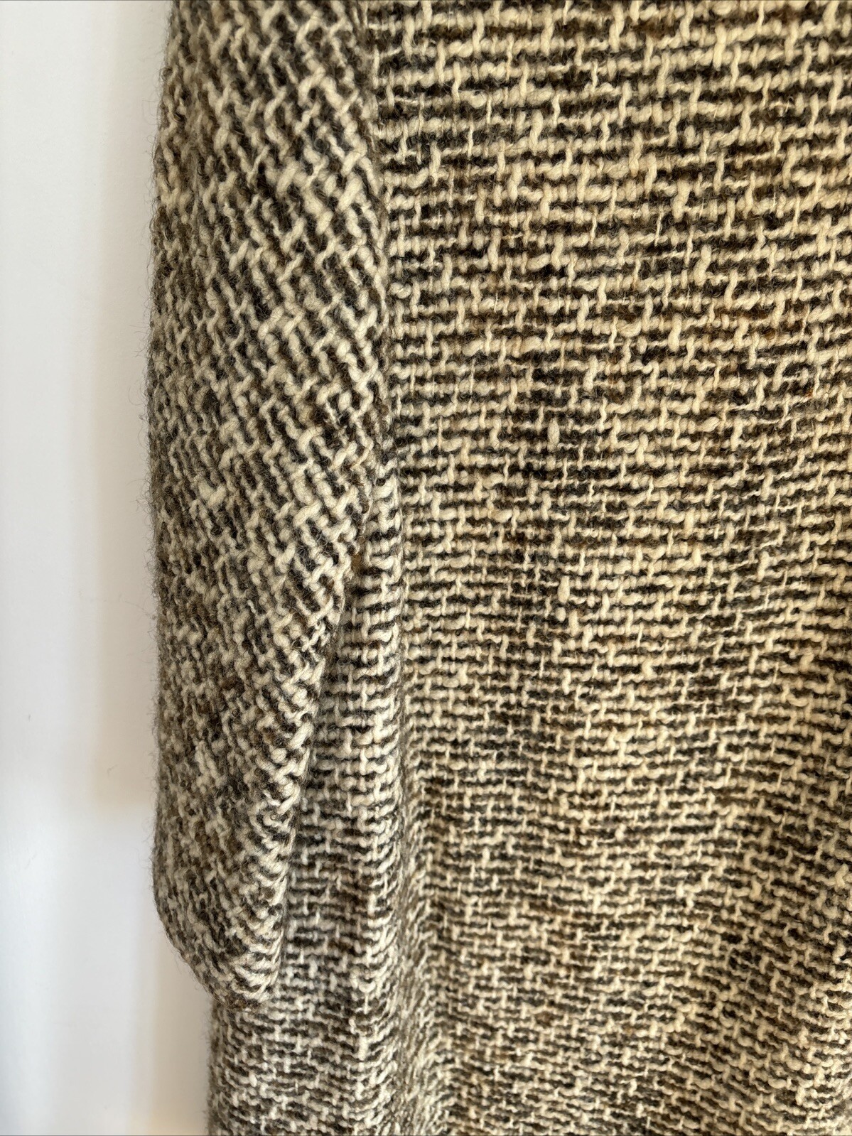 Herbert Bass Wool Coat M* Big Buttons Union Label True Vintage Boucle Nubby