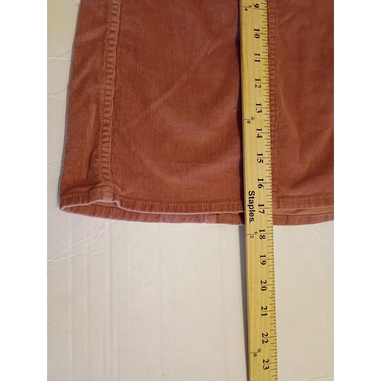 aerie Rust Button-Front Corduroy Mini Skirt Sz XXL