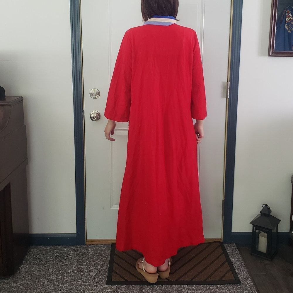 70s Red, White, and Blue Robe