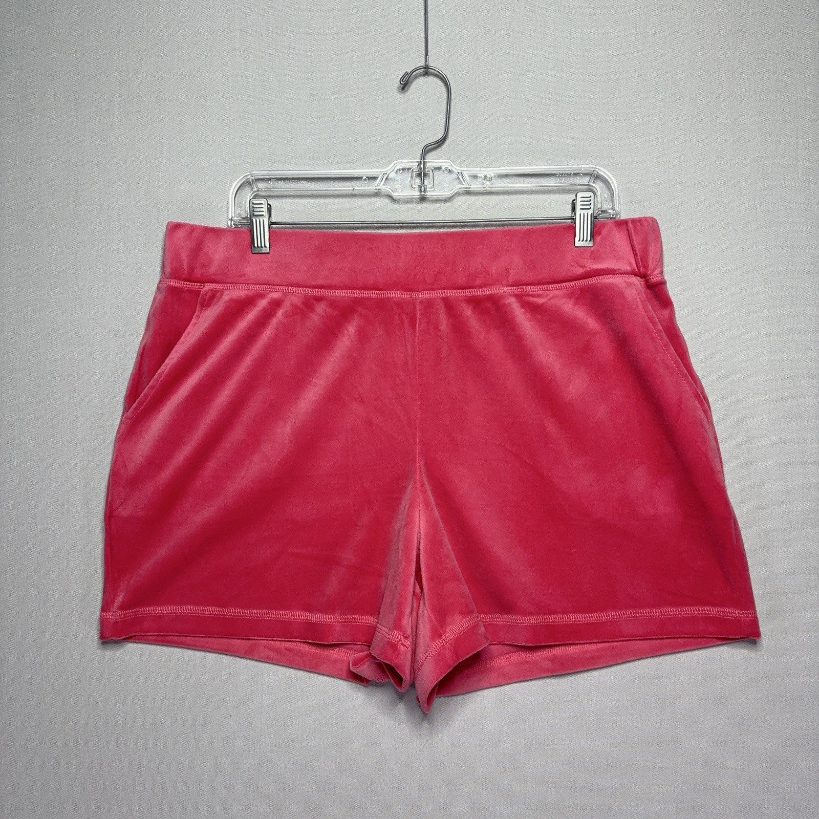 Juicy Couture Velour Jacket / Shorts Set – Hot Pink – Gemmed – Womens XL
