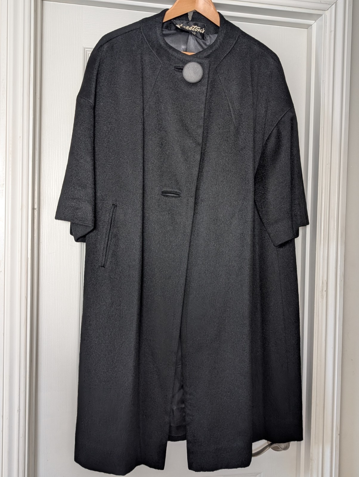 Vintage 100% Alpaca Swing Coat Jacket – Marstons Fully Lined Size M Made In USA