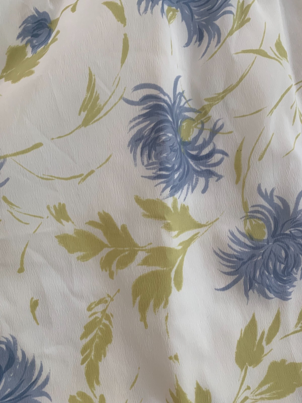 VTG NWT Carson Pirie Scott Ivory Floral Dress W/Belt Sz 17/18-SEE DESCRIPTION