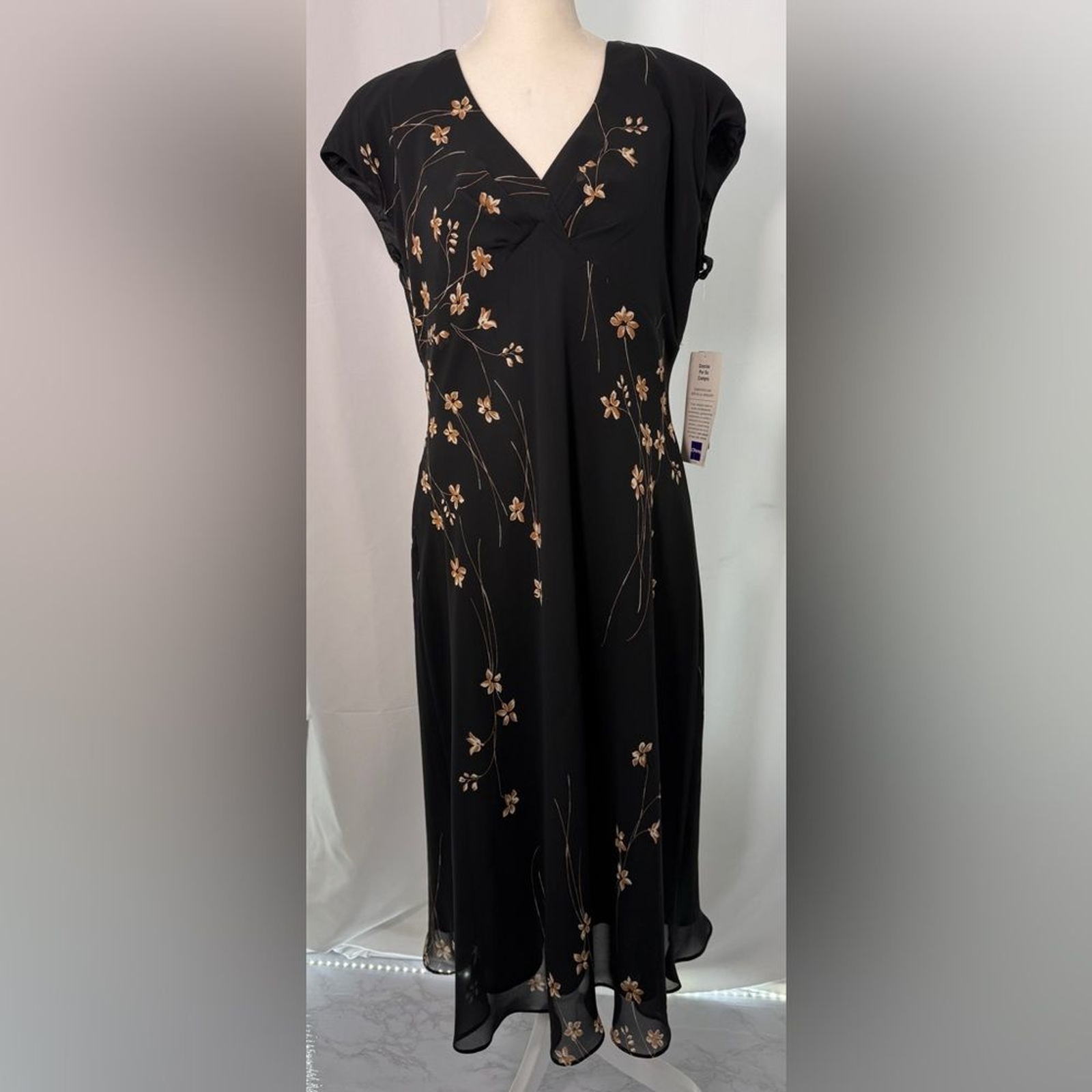 NWT! VINTAGE Y2K JNY midi DRESS 14