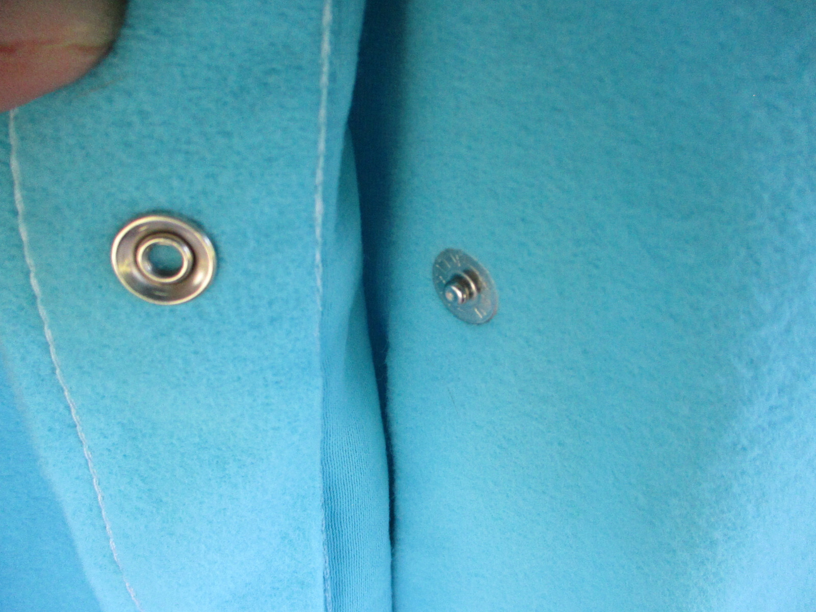 Women&rsquo;s Powder Blue Arnel Triacetate Nylon Snap Front Robe Long Size 18 Vintage