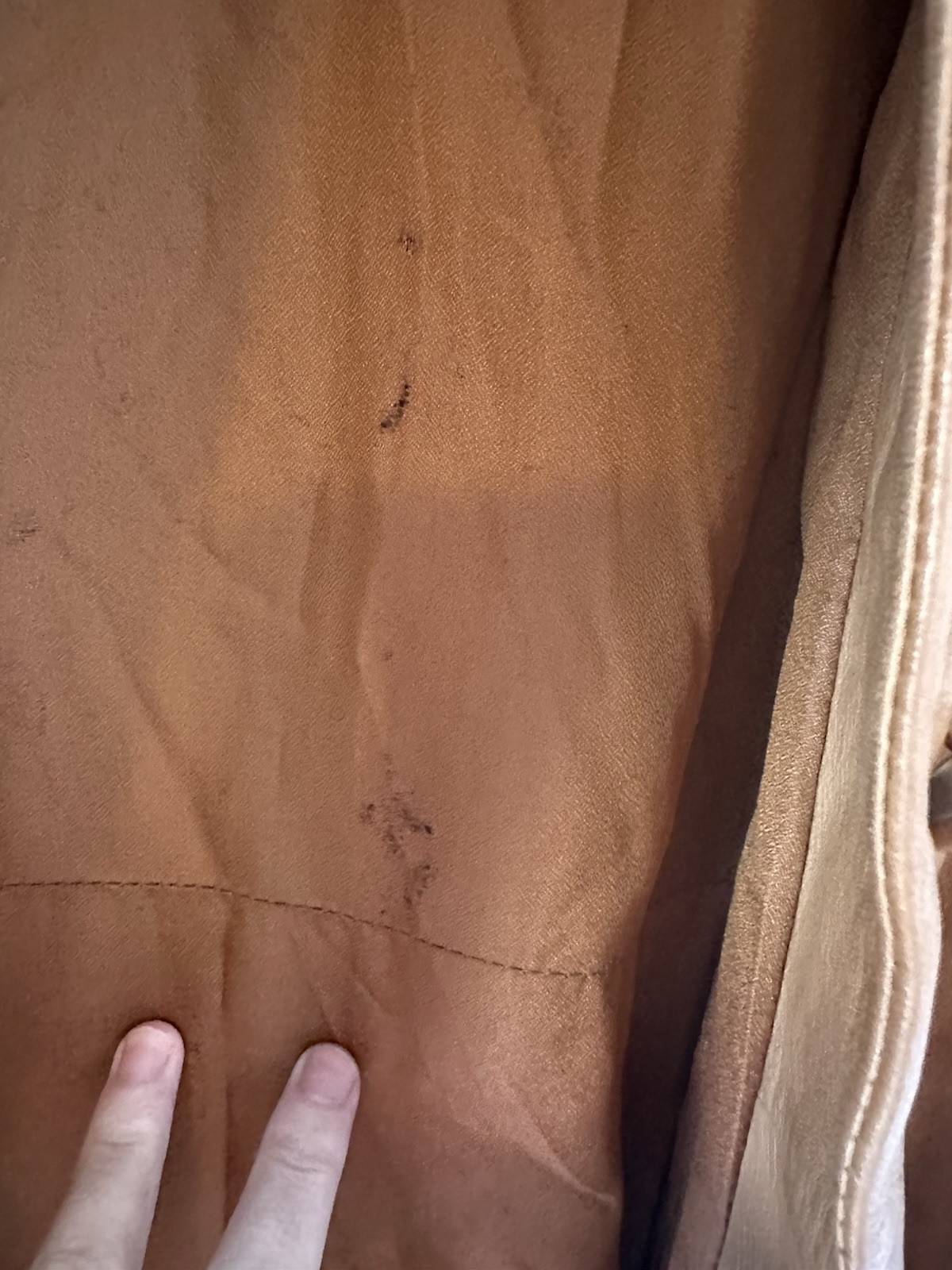 Vintage 1970s LOEWE Tan Suede Leather Maxi Coat Women&rsquo;s 41” Bust