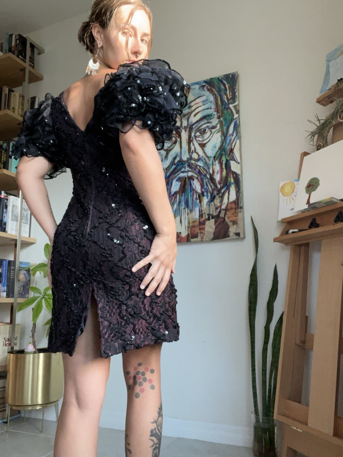 ✨ Vintage 1980s Susan Roselli for Vijack Cocktail Party Dress ✨size 5/6