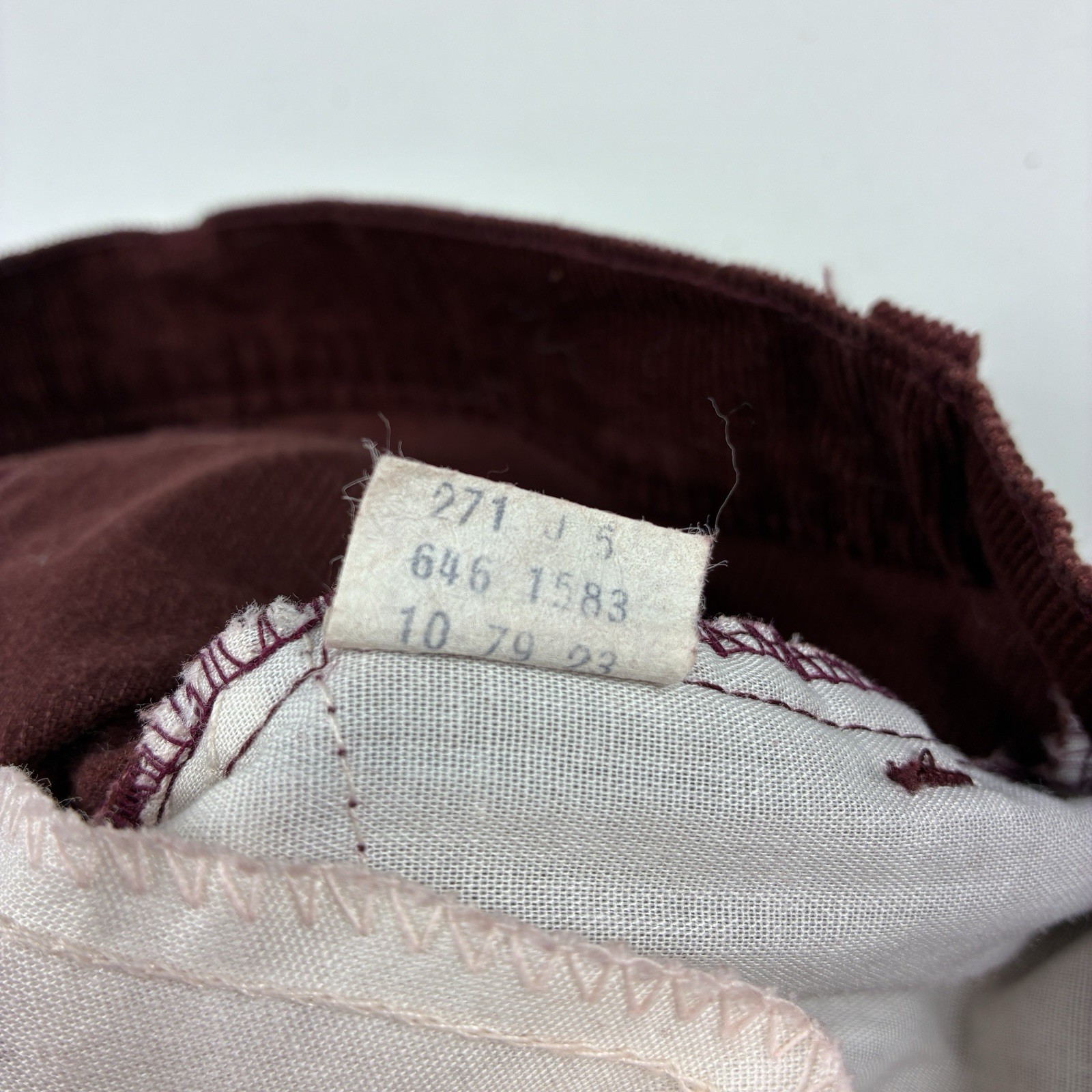VTG 70s Levi&rsquo;s 646 Corduroy Bell Bottom Flare Pants 1583 White Tab 29×33 (28×32)