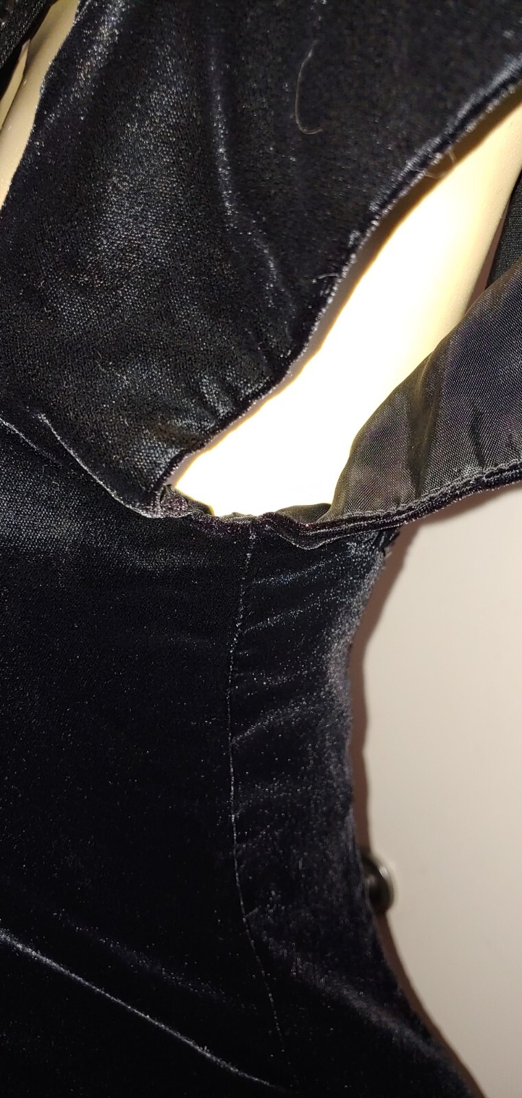 Vintage vampire Mistress Velvet Sequin 90s Dress Limited Edition