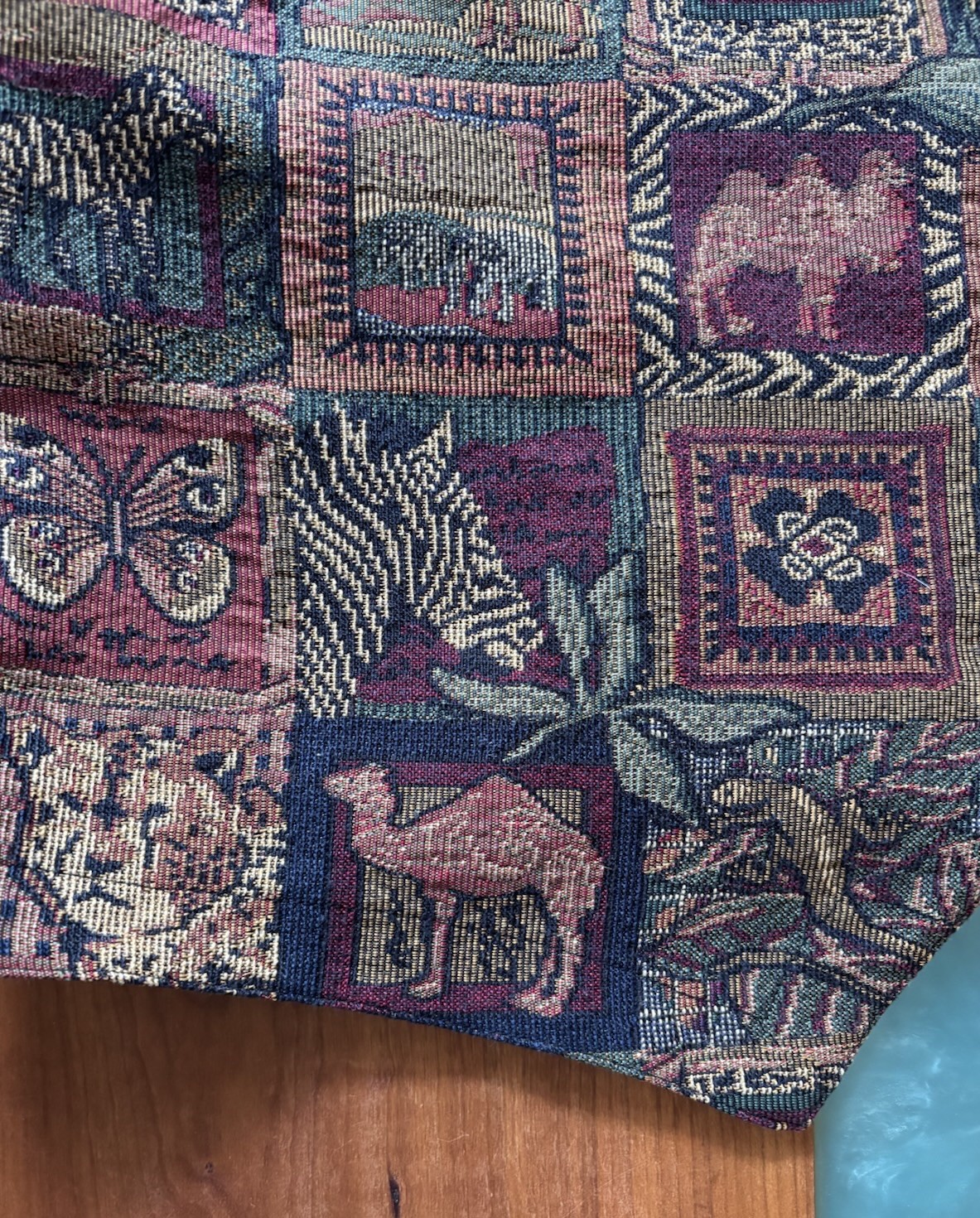 Vintage Tapestry Animal Print Pattern Boho Style Vest Women&rsquo;s XL | On The Verge