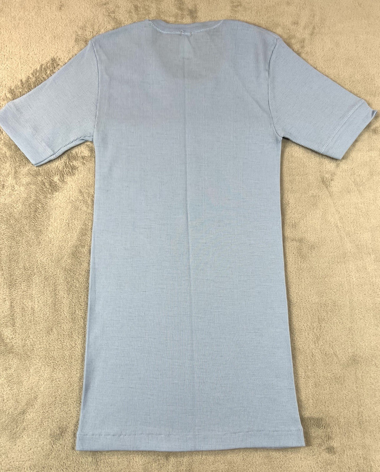 Vintage Wool Blend Base Layer Women&rsquo;s M Italy 5 Blue NWOT NOS Made in Italy