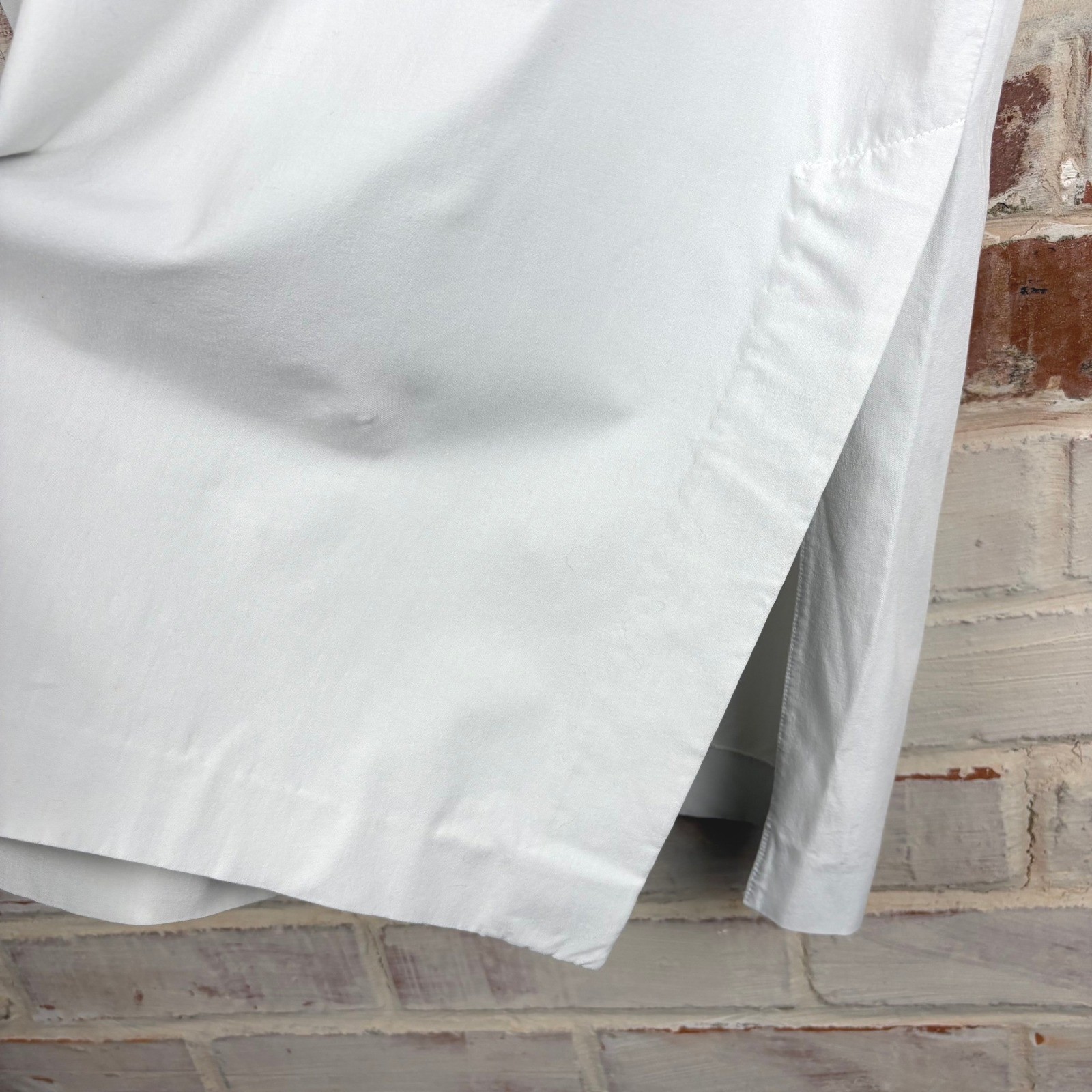 Emanuel Ungaro 90s White Pencil Skirt 4/38 Lined Vintage Old Money Quiet Luxury