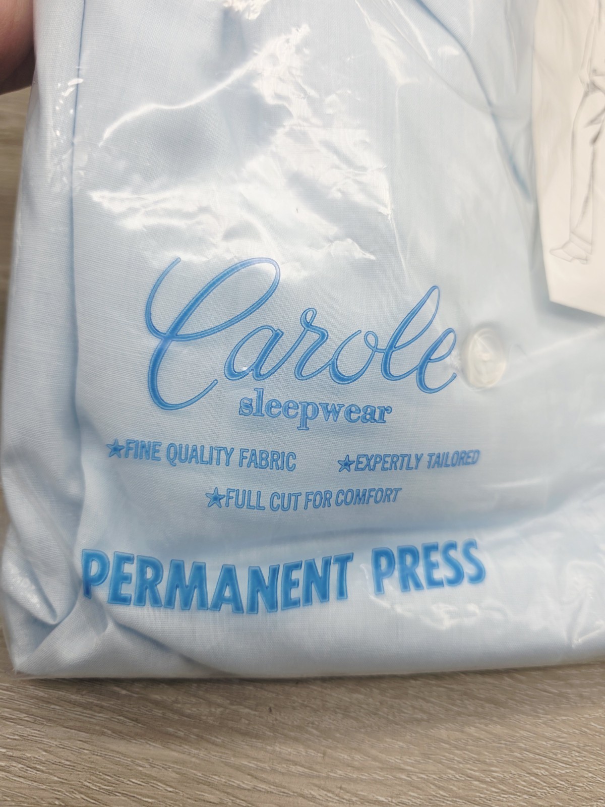 VTG Carole 2 Pc Sleepware Pants Button Top Wms Sz 42 New In Package Pajamas