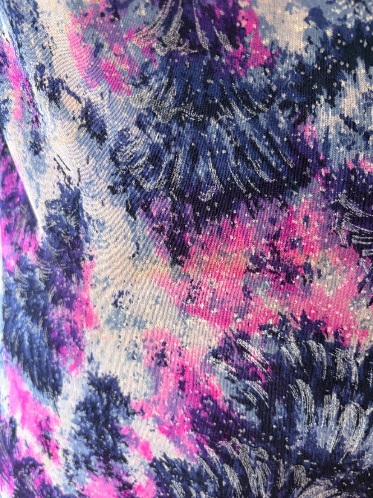 1960&rsquo;s Emilio Pucci for Lord & Taylor silk jersey knit dress purple and pink VGC
