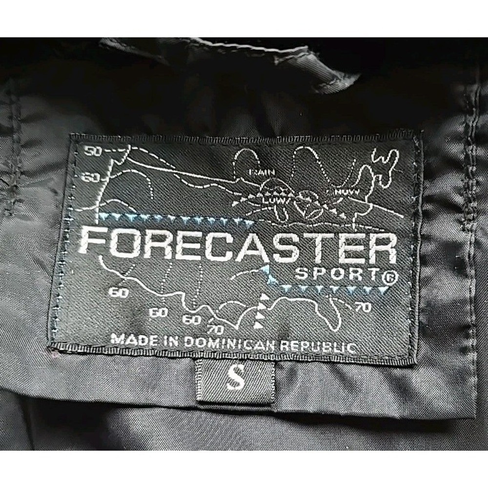 Forecaster Floral Fleece Jacket Hooded Small Full Zip Warm Cozy Vintage Women&rsquo;s
