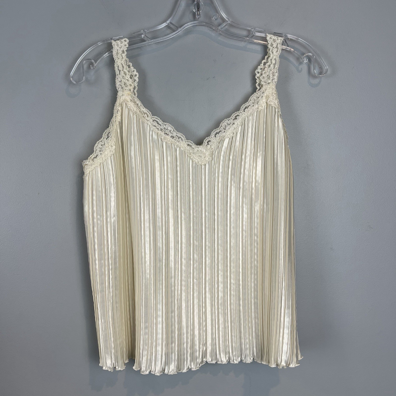 Vtg Night Magic Cinema Etoile Cami Size Medium Shiny Satin Dainty Coquette 90s