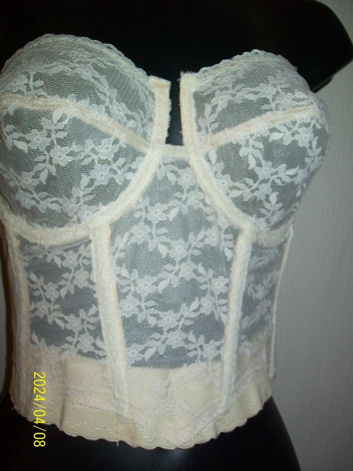 Vintage Nude Bra BackLess by Young Smoothie The Strouse Adler Co 70s ~Size 38B