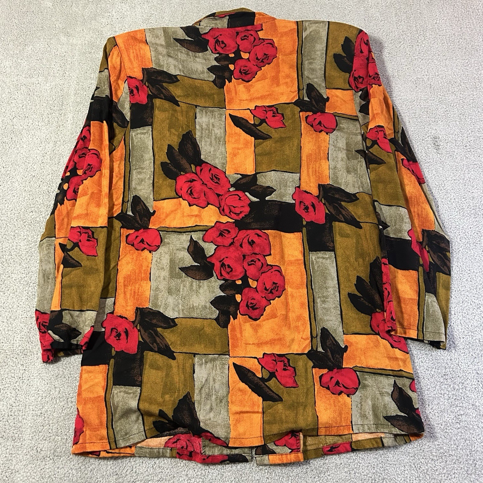 Vintage Connections Related Separates Blazer Women’s Medium 12/14 Floral Print
