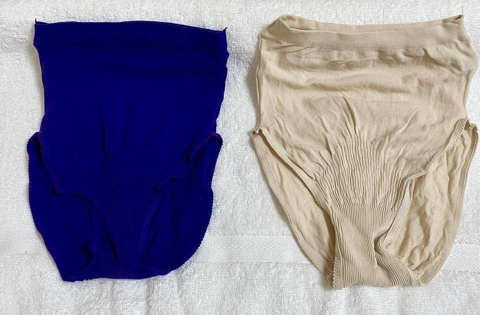 NEW Vtg LovePats Women&rsquo;s 4-7 Stretch Briefs Underwear 1 beige 1 purple