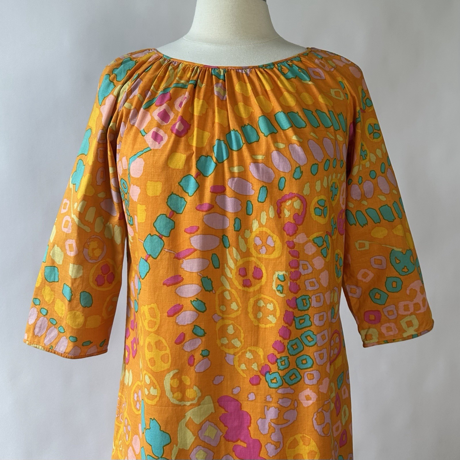 60s Mod Cotton Shift Made in England for Lord & Taylor The Country Clothes Shop