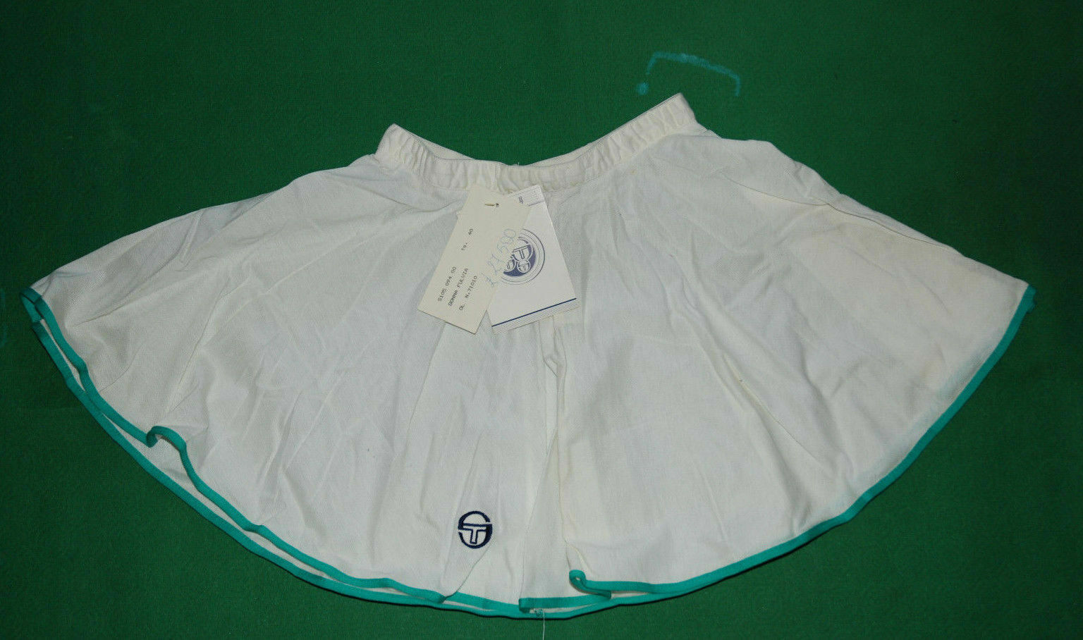 vintage sergio turkeys 80s casual skirt woman track top original deadstock
