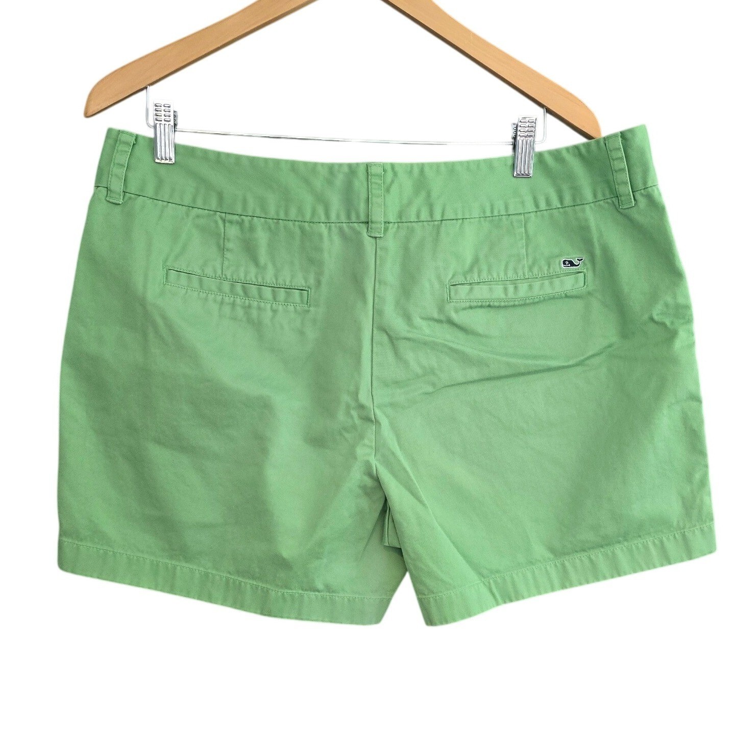 Vineyard Vines Preppy Casual Solid Cotton Shorts Women Size 16