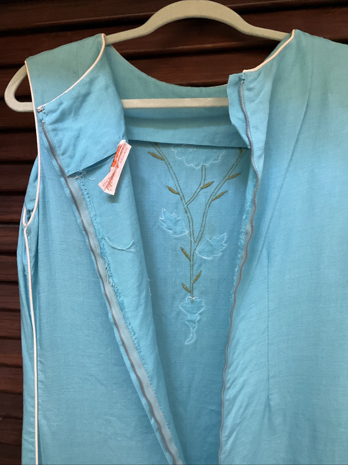 Aqua Blue Vintage House Of Lords Original New York Dress