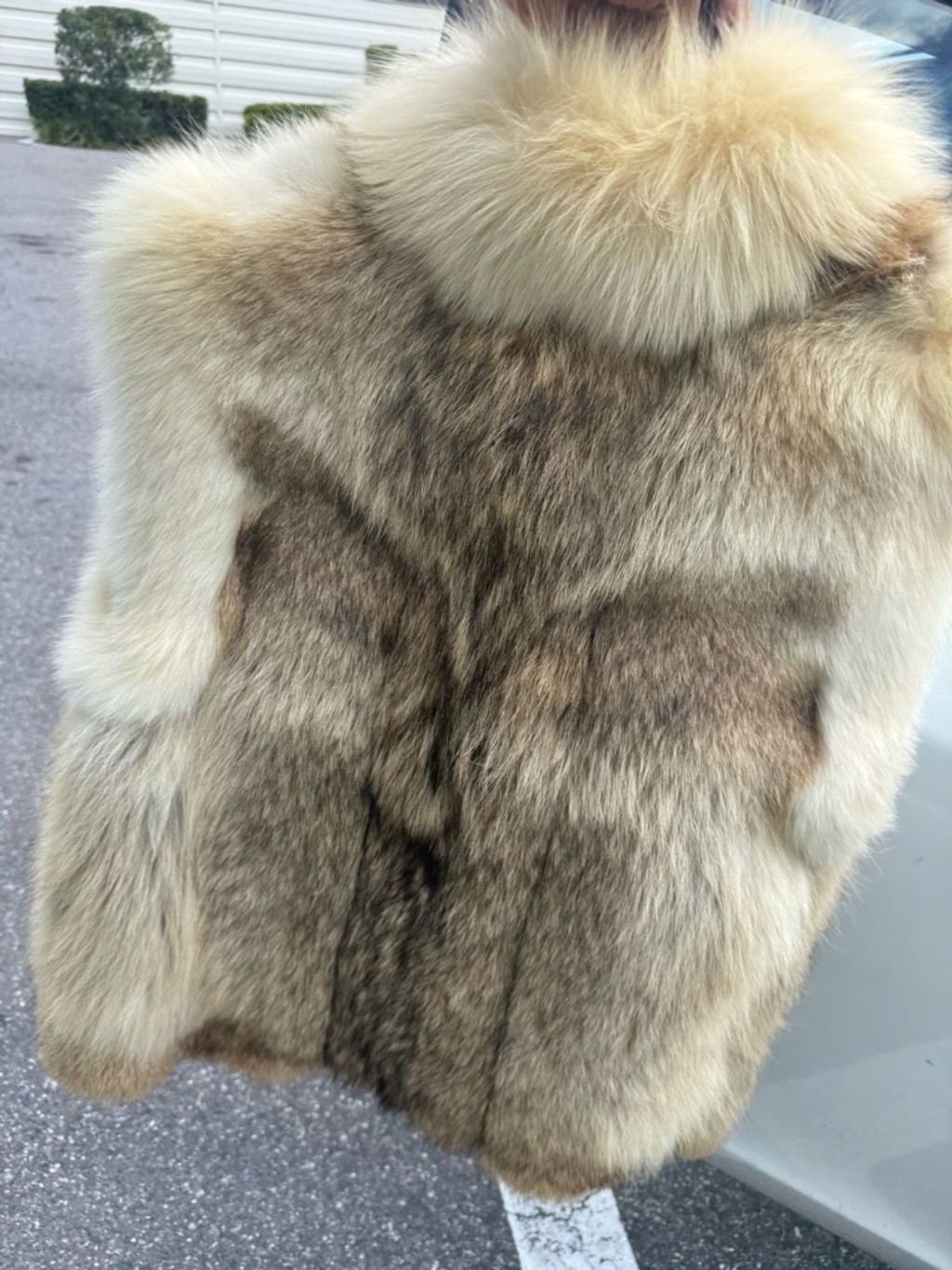 Authentic Mink & Fox Custom Made Trim Fur Vest M/L