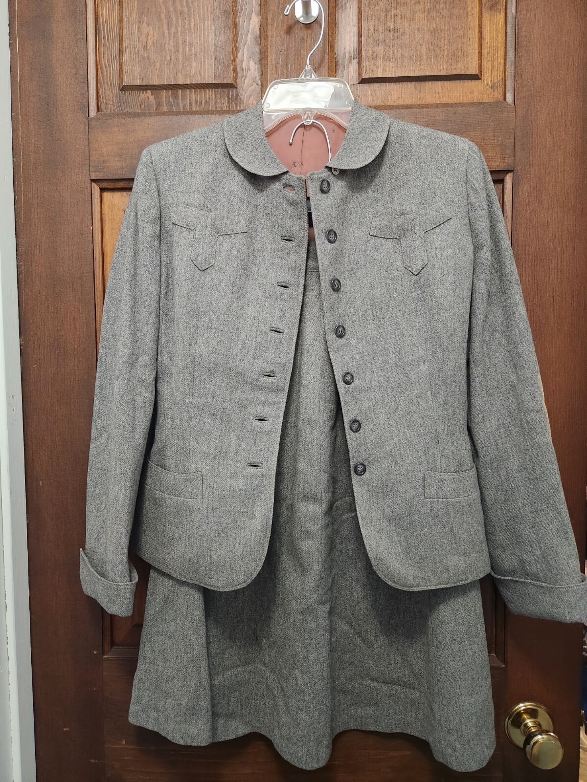 Vintage 1957 Skirt And Jacket Suit Taylored By Bardley For Town And Country Sz S
