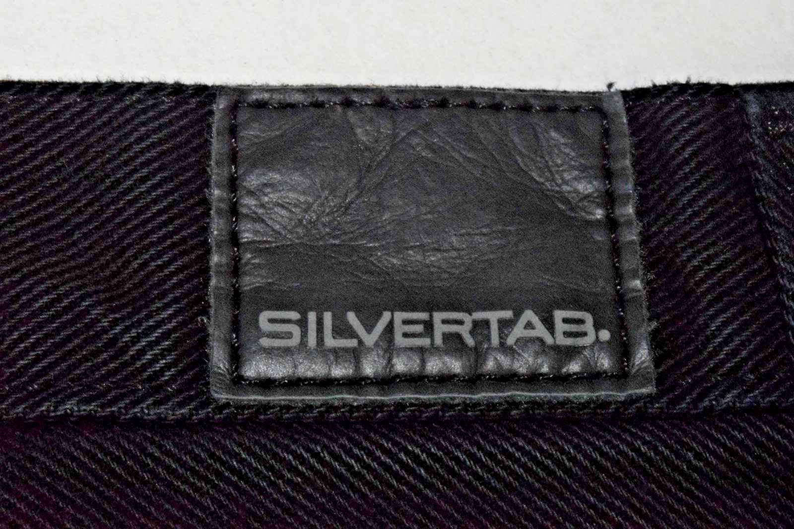Vintage Levis Silver Tab Jeans Size W32 L34 2001 Black Loose Fit Made USA