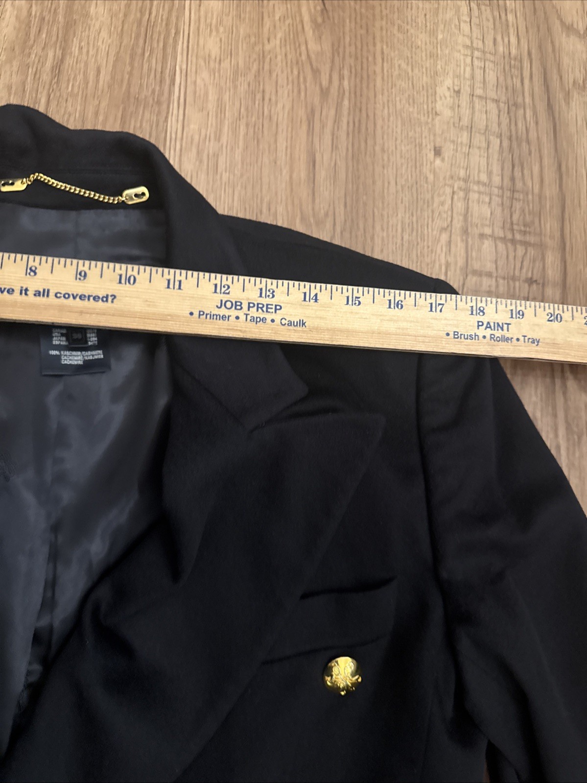Escada Margaretha Ley Cashmere Double Breasted Blazer Jacket Women&rsquo;s 38&Prime; Chest