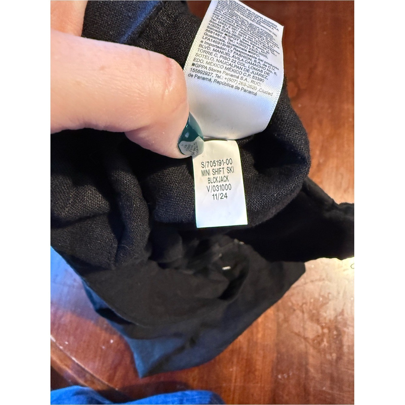 Old Navy Black Mini Skirt Linen Blend – Classic A-Line