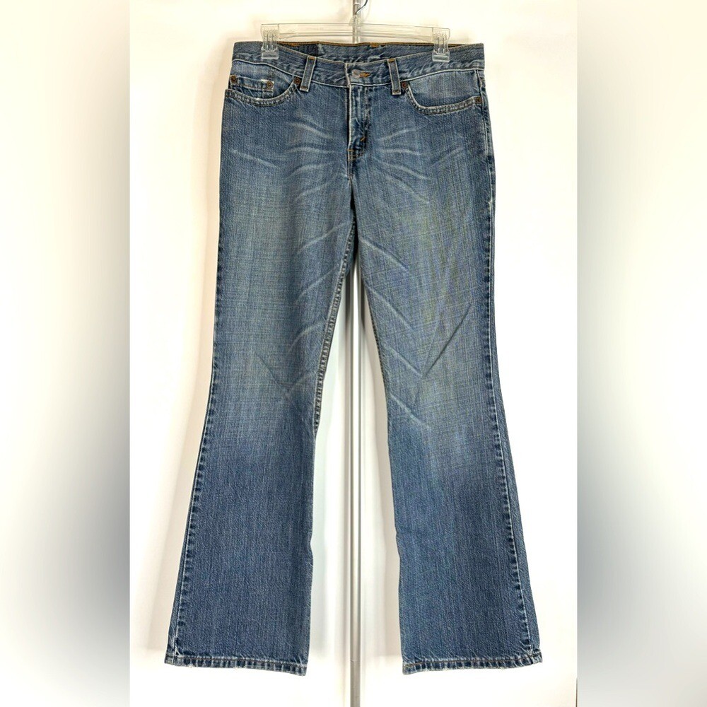 VTG Levi&rsquo;s 2001 518 Super-low Bootcut Made in USA 05/2001 Vintage Sz 7 Juniors