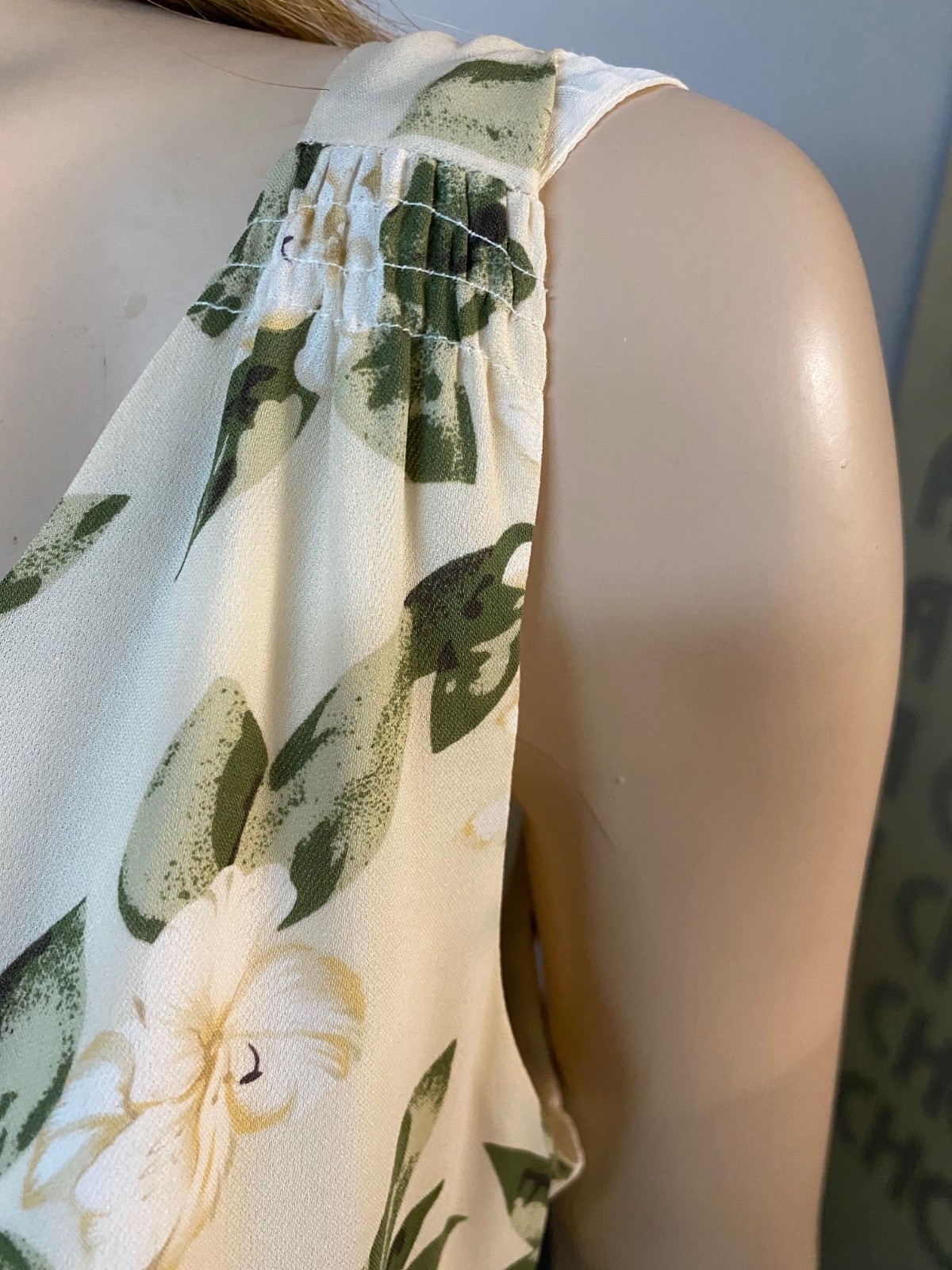 Vintage J Peterman 1930s Style Lady Day Silk Georgette Dress Size 10 Bust 38